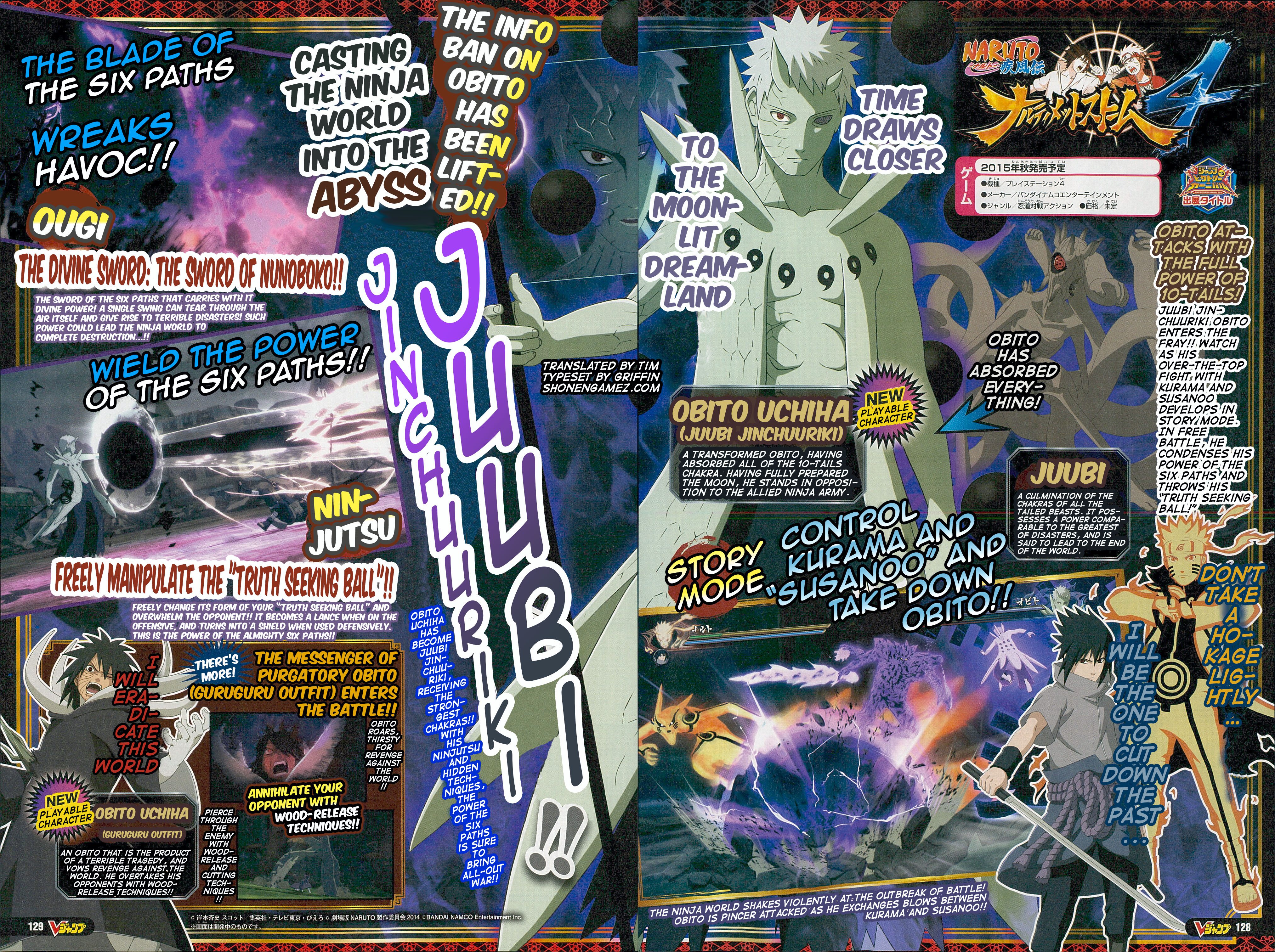 Latest Naruto Storm 4 Scan Shows “Juubi Jinchuuriki” Obito In Latest Naruto Storm 4 Scan Shows “Juubi Jinchuuriki” Obito In