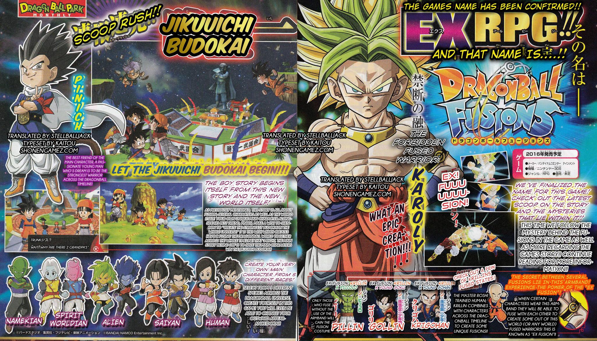 Dragon Ball Fusions Full Scan and Translation : r/dbz