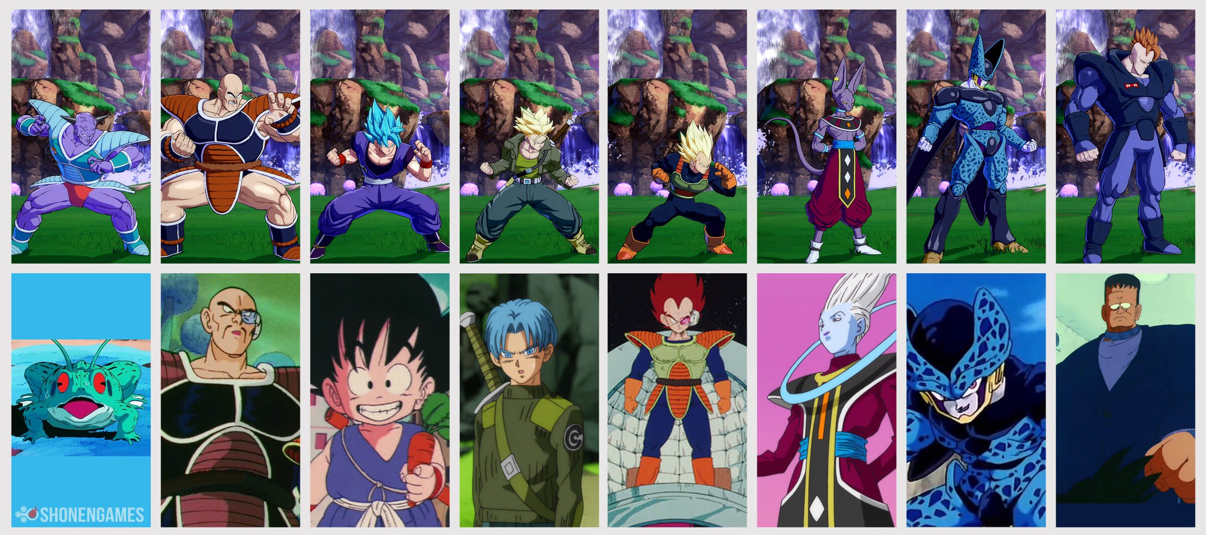 Raditz Goku Vegeta Piccolo Nappa, goku, dragon, fictional