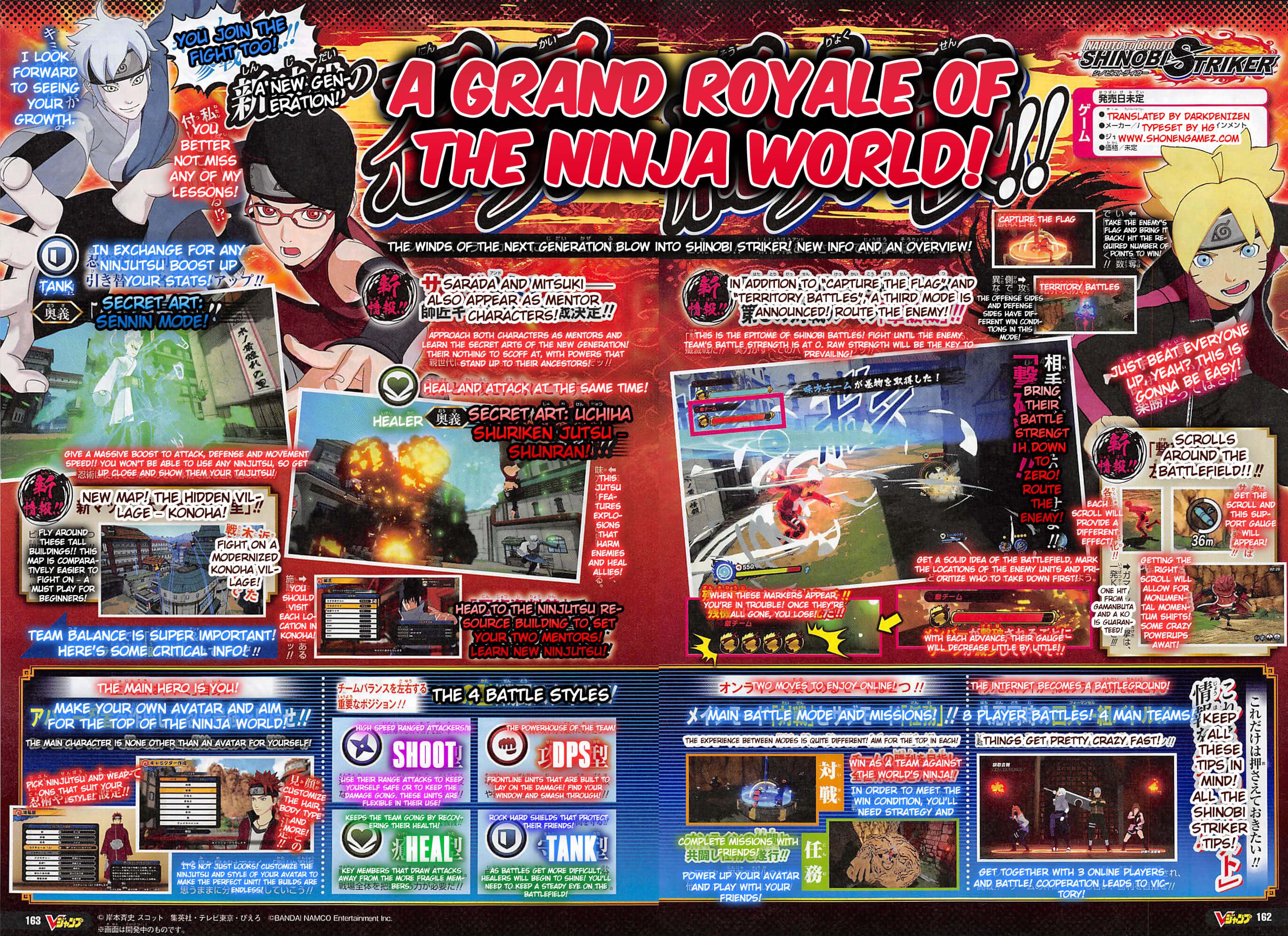 NARUTO SHIPPUDEN, Ninja World Map