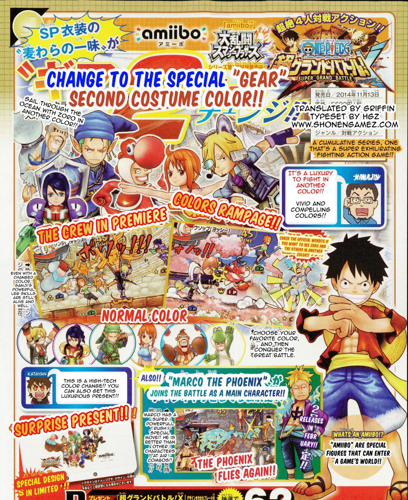One Piece Super Grand Battle! X Scan Reveals Marco The Phoenix As A Playable Character