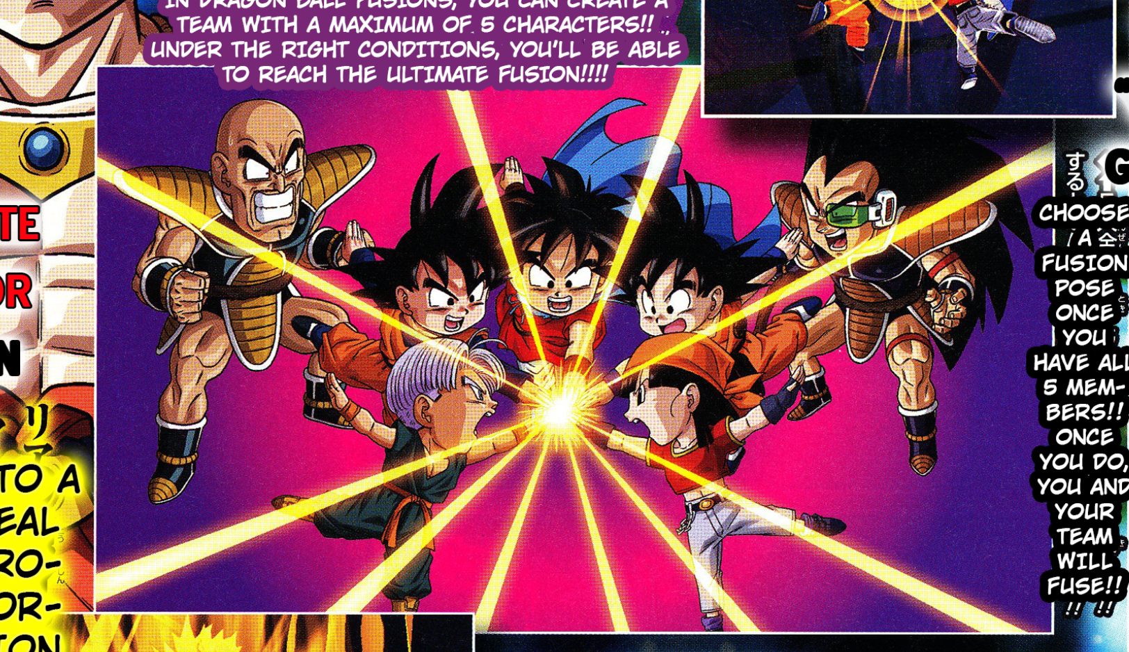 Dragon Ball Fusions: The Fused World, Events