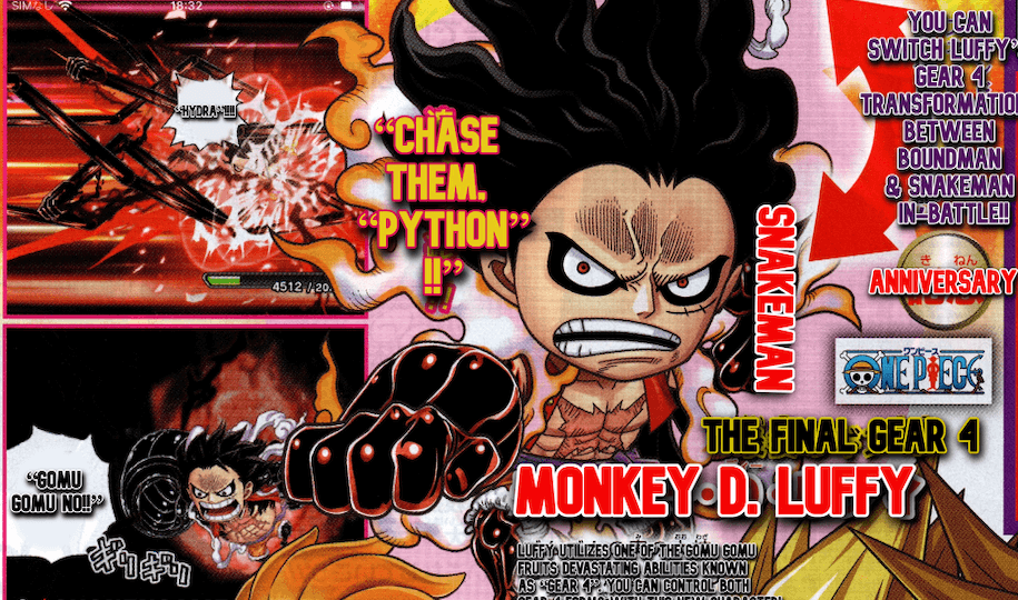 Luffy Snake Man PNG Image