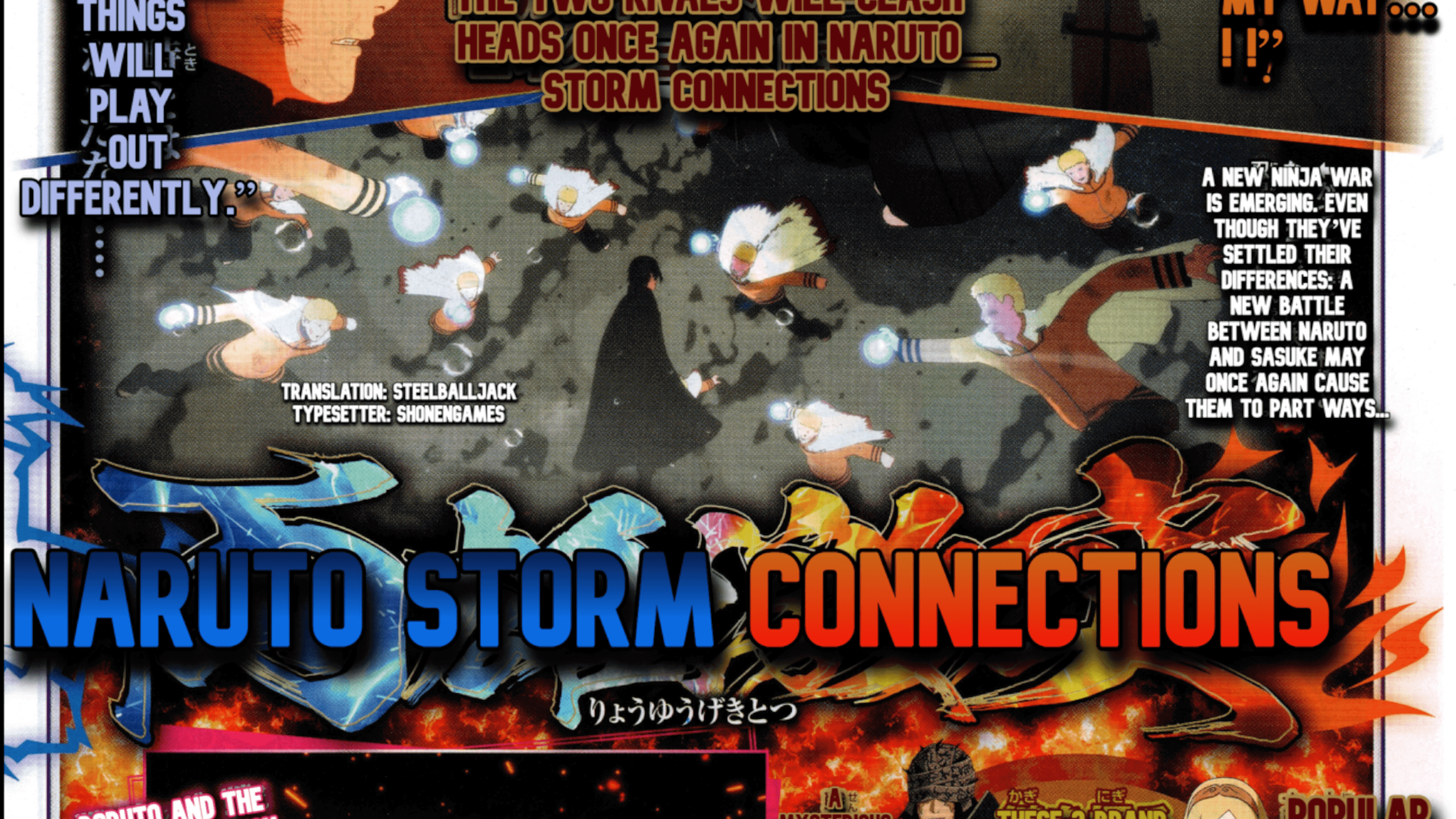 Naruto X Boruto Ultimate Ninja Storm Connections - PS4 - Início